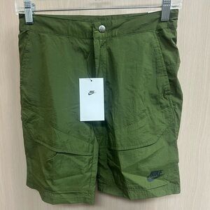 Nike Kids Olive Green Athletic Shorts